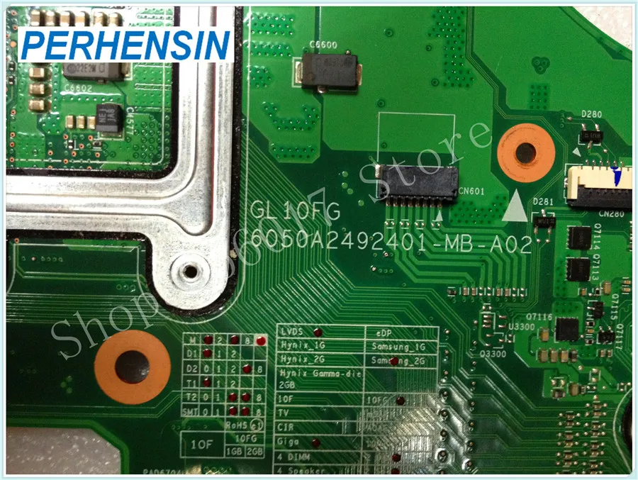 V000288070 toshiba untuk satelit P870 laptop motherboard HM76 100% uji OK gratis pengiriman