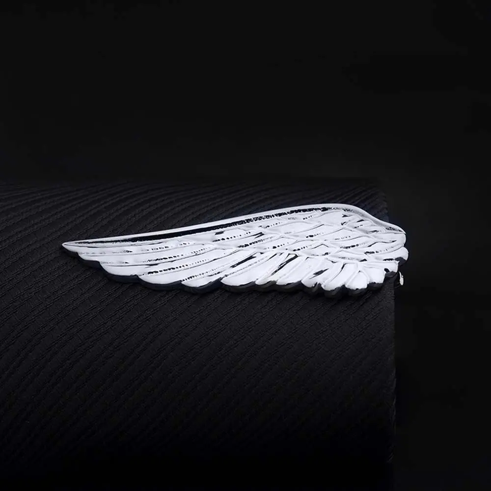Clasp High Quality Wedding Silver Metal Gifts for Men 1 Piece Necktie Clips Pin Jewelry Tie Clip Glasses Shape