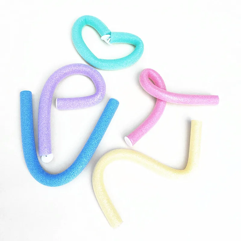 10pcs/pack New Arrivals Soft Foam Bendy Twist Curler Sticks DIY Hair Design Maker Curl Roller Tool zkh89