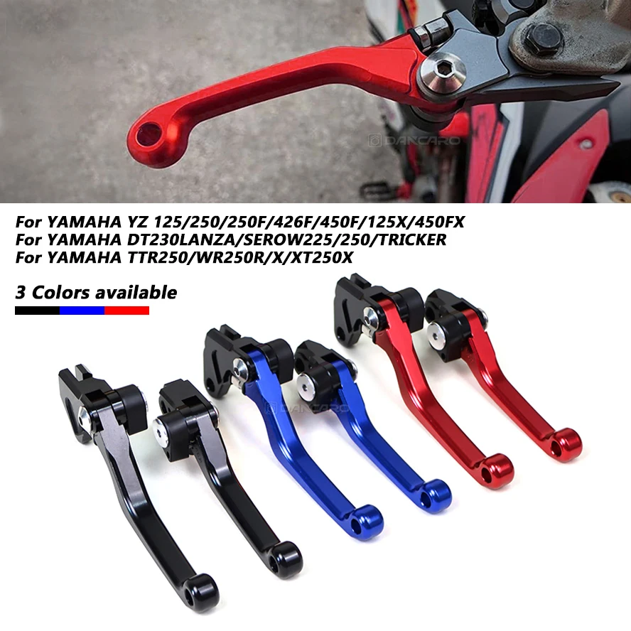 Motorcycle Clutch Brake Levers CNC For YAMAHA YZ125/250 250F 426F/450F 125X 450FX SEROW225/250 WR250R/X XT250X DT230 Accessories