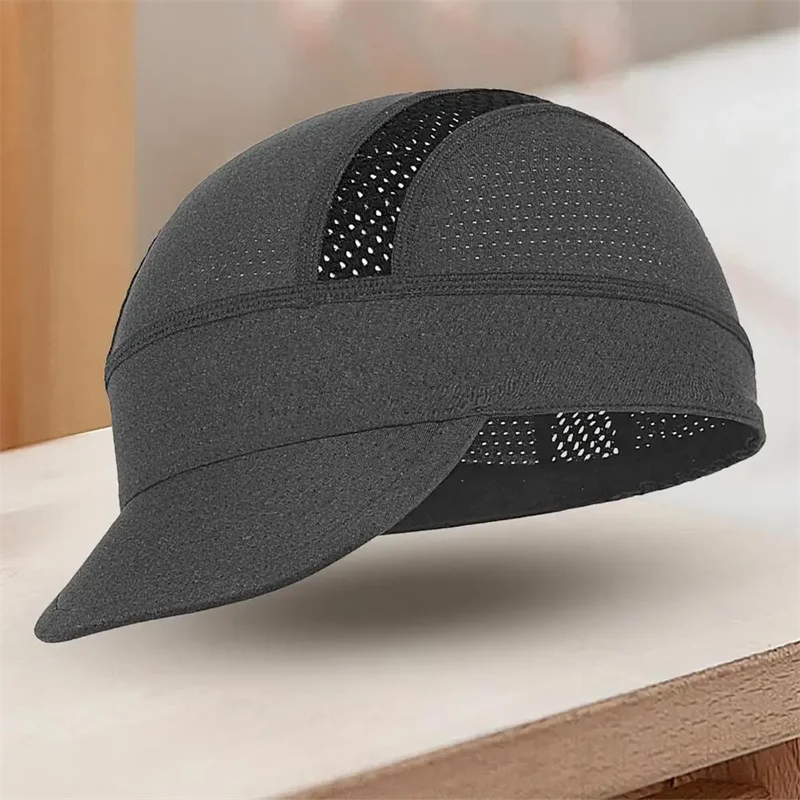 Sommer Schnelltrocknende Atmungsaktive Mesh-Golf-Baseballkappe Fahrrad-Unterhelm-Mütze Fahrrad-MTB-Hut mit Kleiner Krempe Schweißableitende Sportmütze – Detail 20