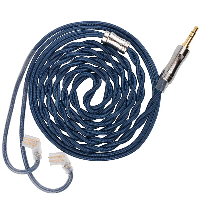 NICEHCK JIALAI JLY2 Earphone Cable PP Yarn Silver Plated OCC Upgrade Wire 3.5/2.5/4.4mm MMCX/ QDC/0.78mm 2Pin For KXXS ST-10s