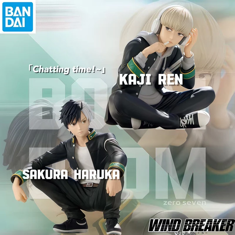 حقيقي بانداي نامكو بانبريستو قواطع الرياح وقت الدردشة ساكورا هاروكا كاجي رين في المخزون البلاستيكية الشكل نموذج جديد وغير مفتوح هدية #1