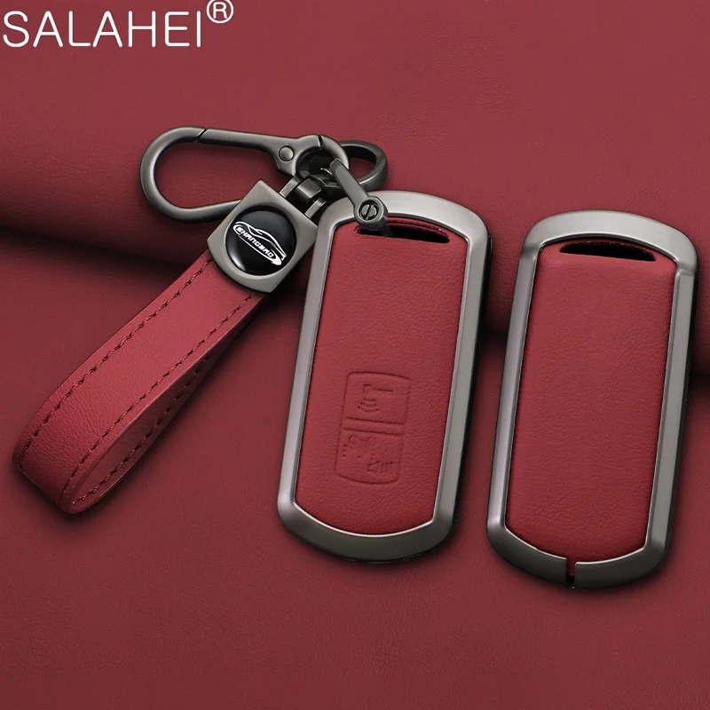 

Leather Motorcycle Remote Key Case Cover Holder Shell For For HONDA VARIO PCX 150 SH125 Scooter Protector Keychain Accessories