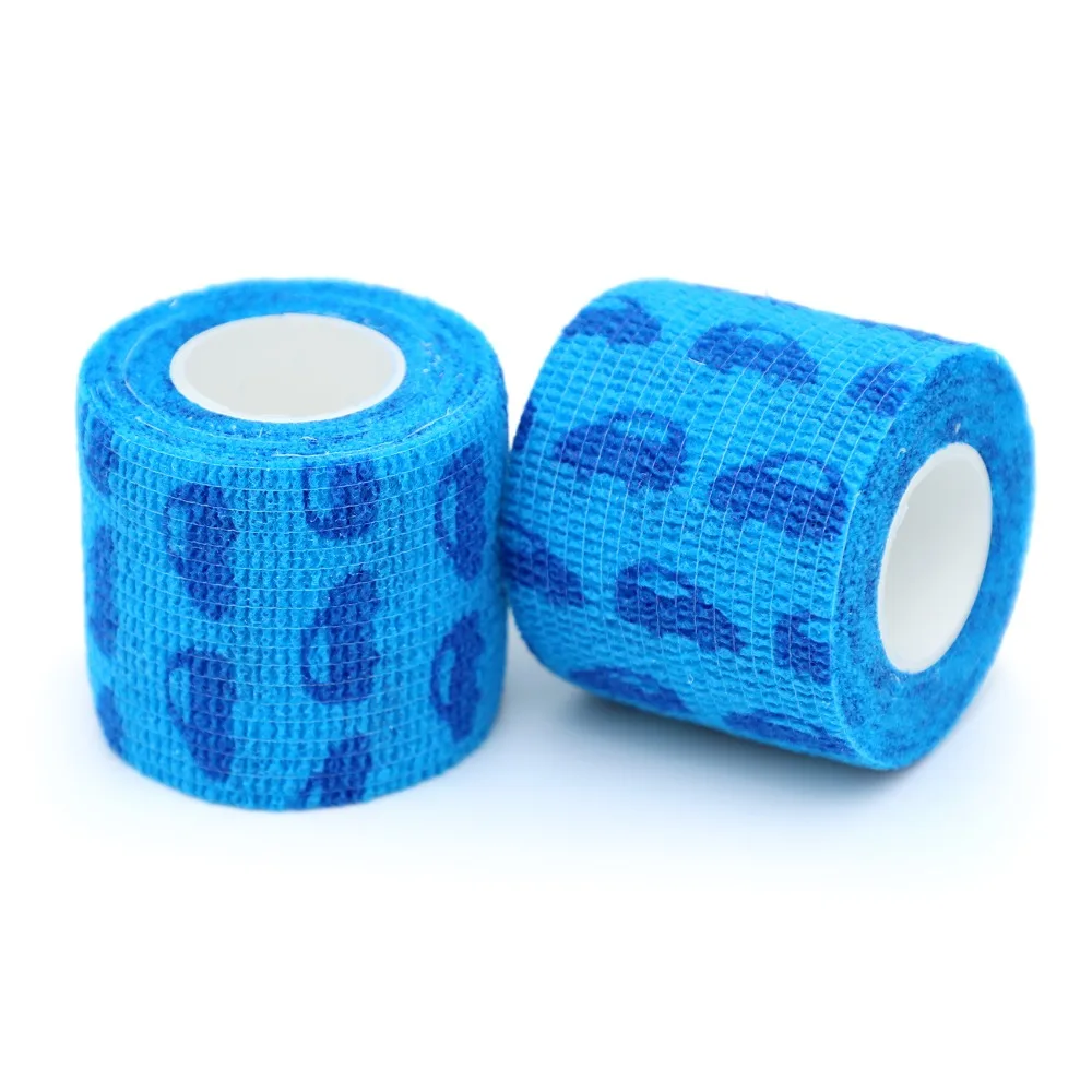 Colorful Printed Self Adhesive Elastic Bandage Wrap Tape 4.5m Sports Protector Elastoplast for Finger Ankle Palm Joint Pet