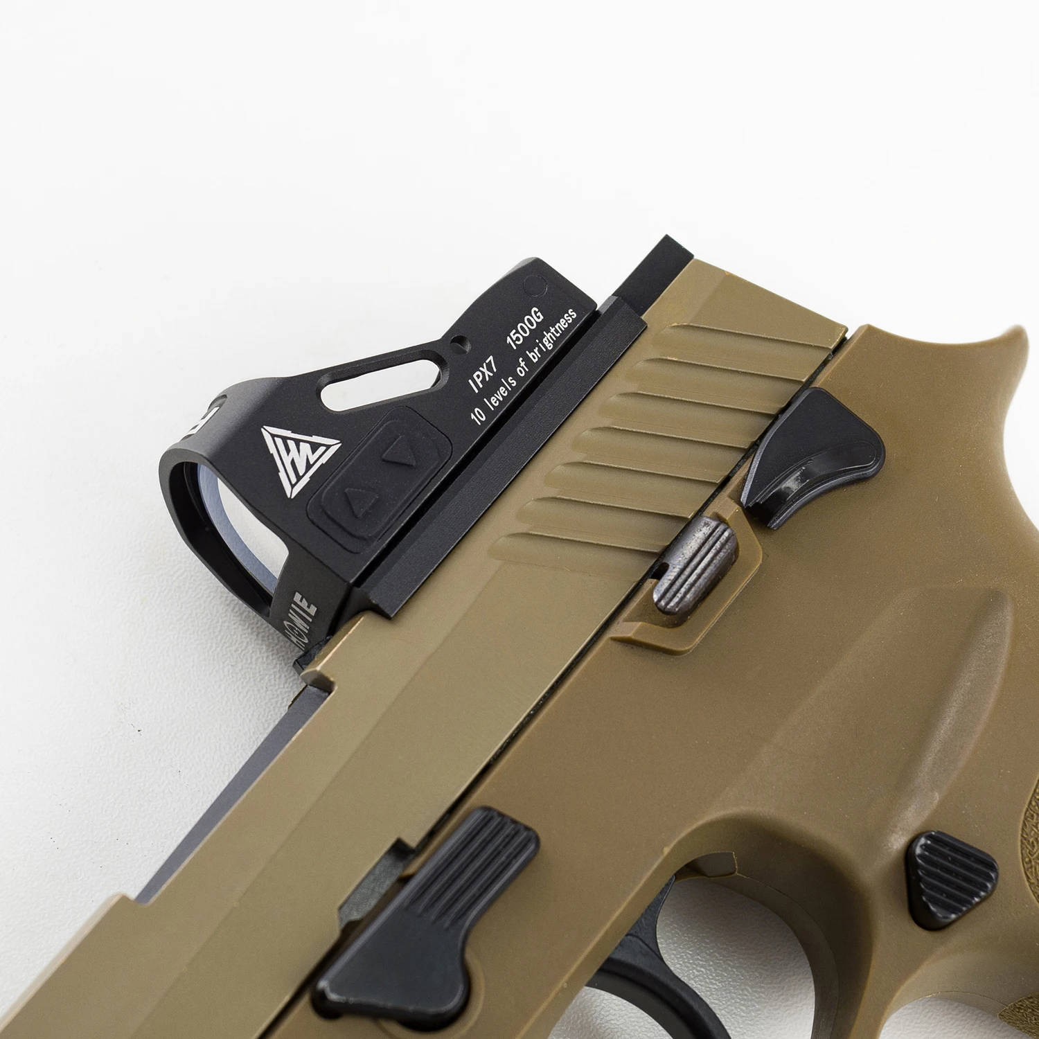 HOWIE 2 MOA Shake Awake Red/Green Dot Sight مع حامل السكك الحديدية Picatinny #1