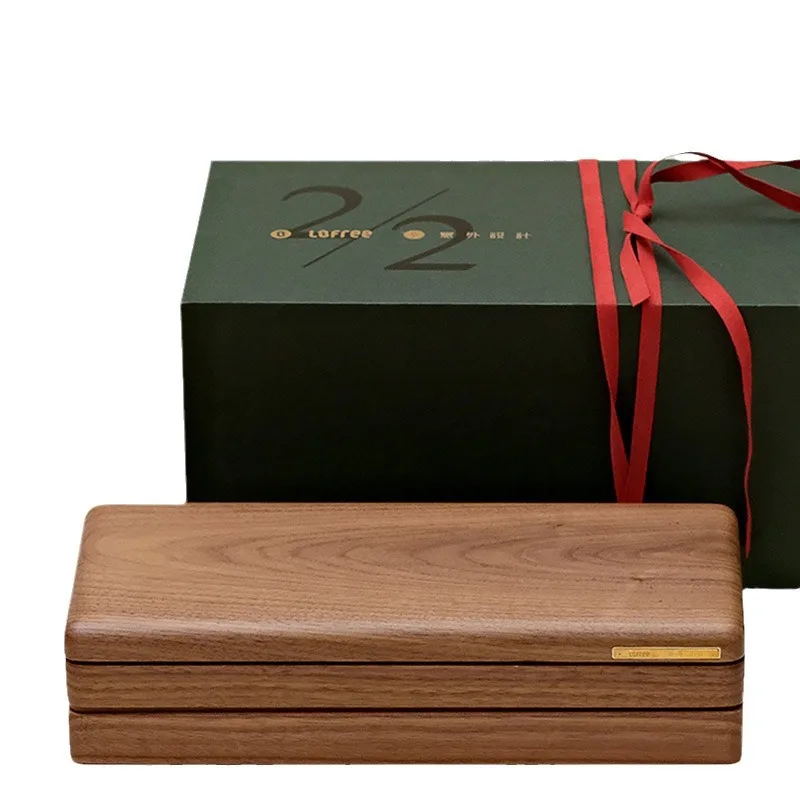 

Mechanical keyboard walnut solid wood small warp wireless bluetooth yellow axis stationery