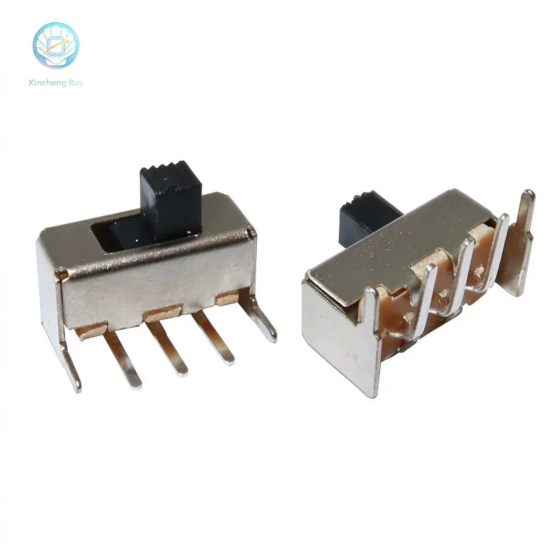 50PCS SS12F23G3 SS12F23G4 SS12F23G5 SS12F23G6 5MM Toggle Switch Handle Horizontal Five-Pole Toggle Switch Slide Switch