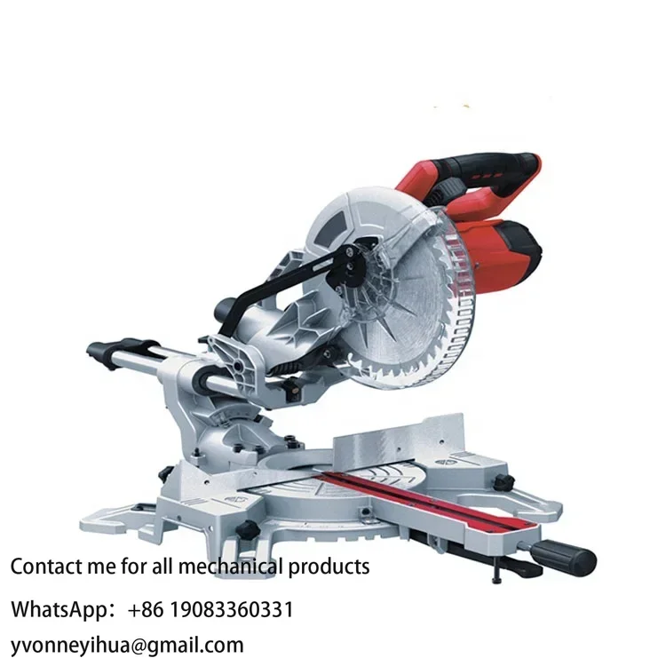 Double Head Mitre Saw Cutting Machine 255mm Sliding Mitre Saw