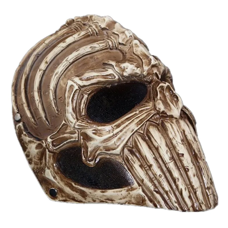 

Halloween Makeup Ball Party Mask Demon King CS Field Protection Resin Cosplay Skull Mask