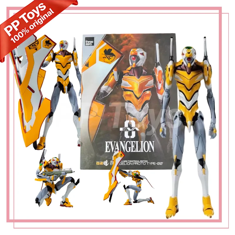 In stock Origina Threezero EVA ROBO Road Neon Genesis Evangelion New Theatrical Edition EVA Unit Zero (modified) Anime Model Toy