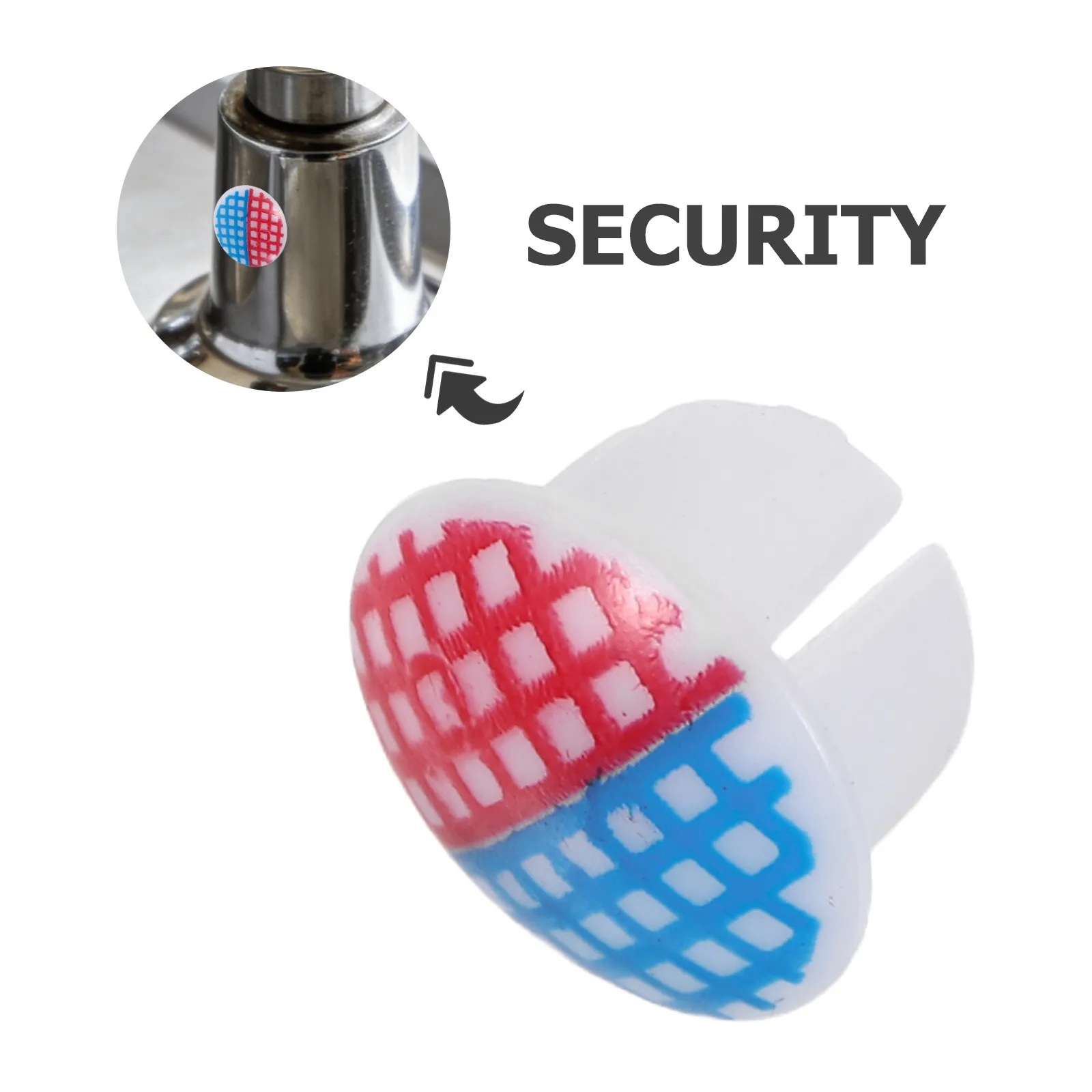 40Pcs Faucet Handle Accessories Hot Cold Water Indicators Self-Adhesive Waterproof Stickers Kitchen Bathroom Hot Cold Signs