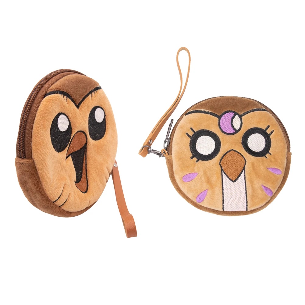 The Owl Cos House Hooty Cosplay Wallet Coin Purse Key Chain Cute Plush Cartoon Purse Bag Accessories Gifts For Boys Girls