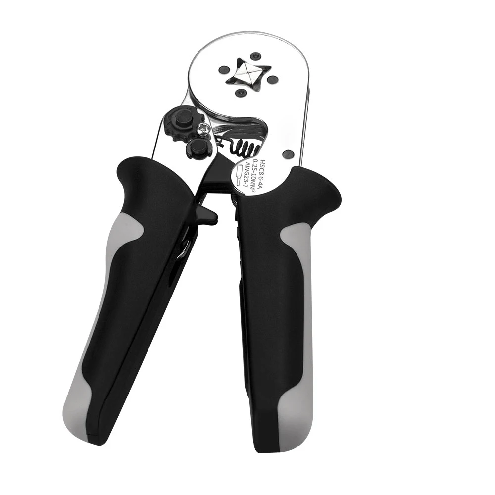 Uốn Kìm Hình Ống Đầu Dụng Cụ Cầm Tay HSC8 6-4A Điện Mini Nén Dây Crimper Kìm Bộ
