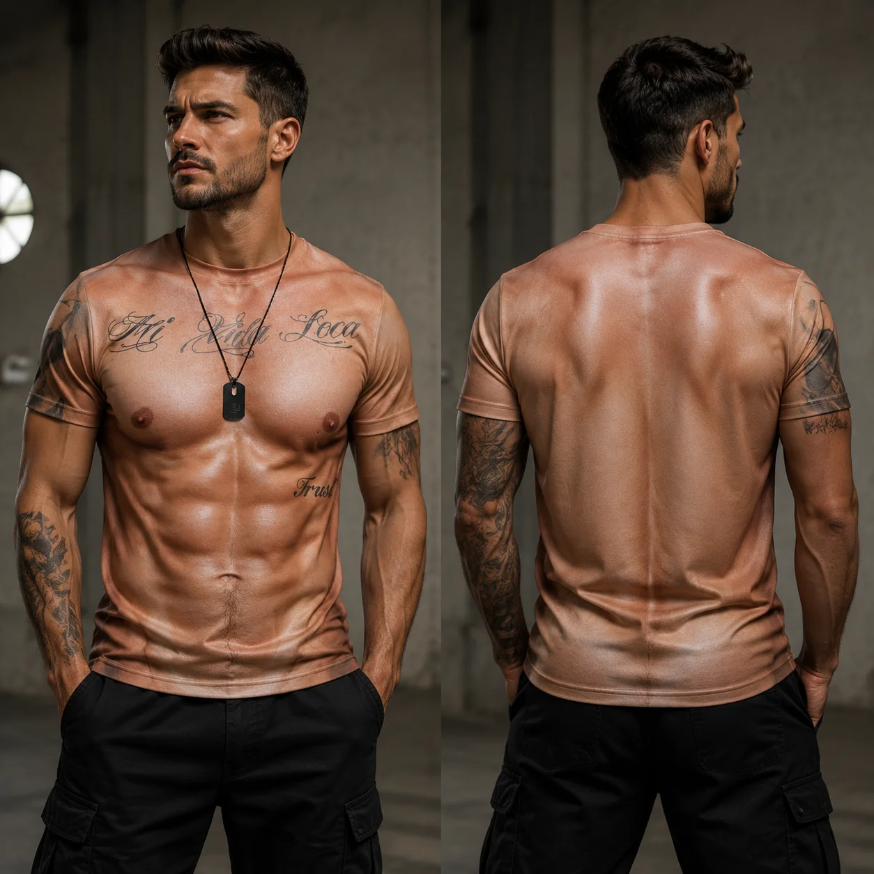 Muscle Tee Workout - New Y2K Summer Short Sleeved Fun