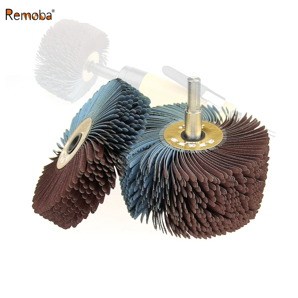 118x60 مللي متر/30 مللي متر شرائط القماش الكاشطة فرشاة تلميع عجلات الهواء الملمع اكسسوارات للخشب طحن التلميع #1