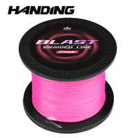 HANDING X4 Blast Braided PE Line Fishing Line Ultra Density Braided Fishing Wire HyperOSi® Coating Resistant Line