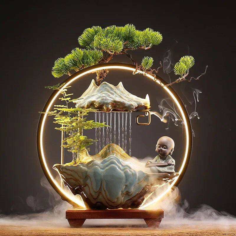 Water Decoration Home Creative Fountain Living Room Office Charm Desktop Fashion High Appearance Level Decoration Home