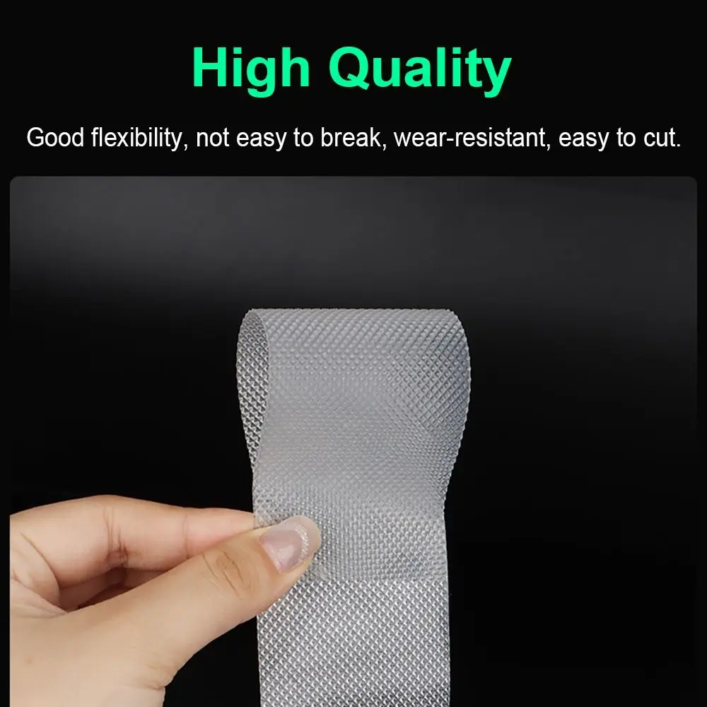 5m/Roll Rubber Floor PEVA Tape Strong Adhesive Skin Friendly Anti-slip Tape Home Kitchen Stairs Grip Sticker