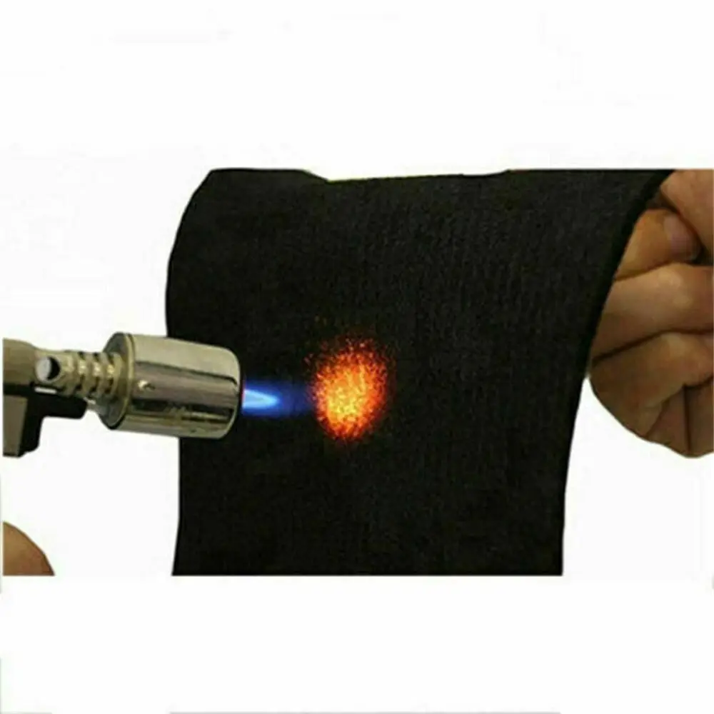 Durable Black Carbon Fiber Felt Felt Fireproof Flame-retardant Welding Protective Blanket Soldering Protective Pad