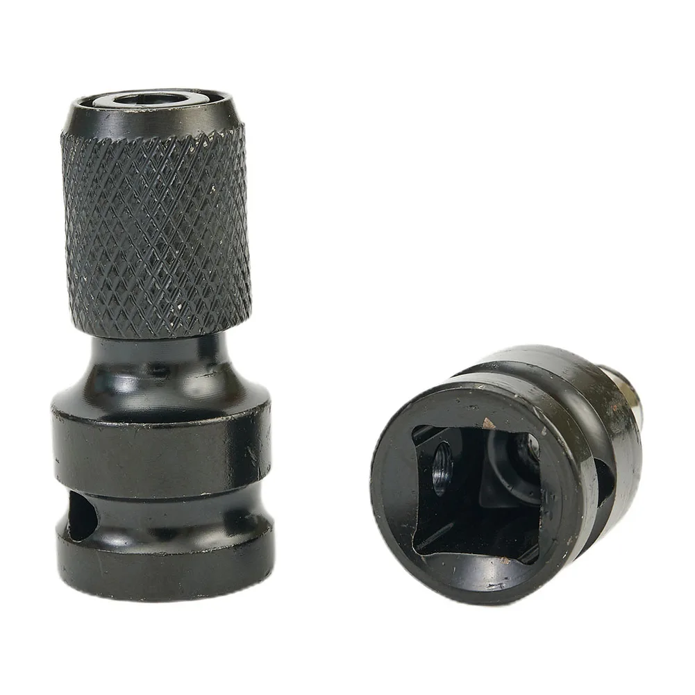 

Take Your Tools To The Next Level With 2 Pcs 1/2 Square Drive To 1/4 Hex Shank Drill Bit Chuck Adapter Converter Kit