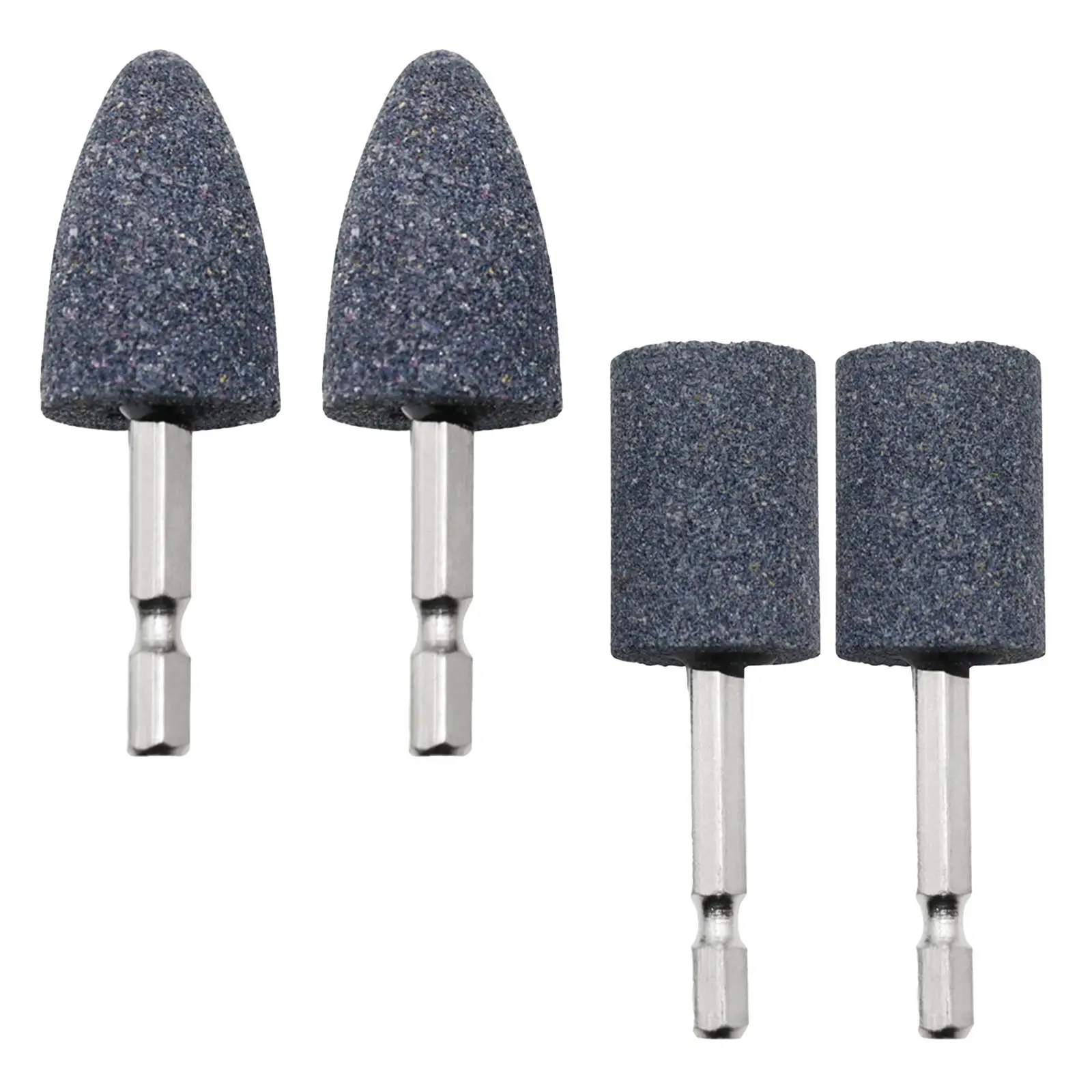 2 Pieces Wheel Sharpening Head Fine Sanding Power Tool 6.35mm Abrasive Hexagonal Wheel Bit for Cemented Carbide Gems - view 3