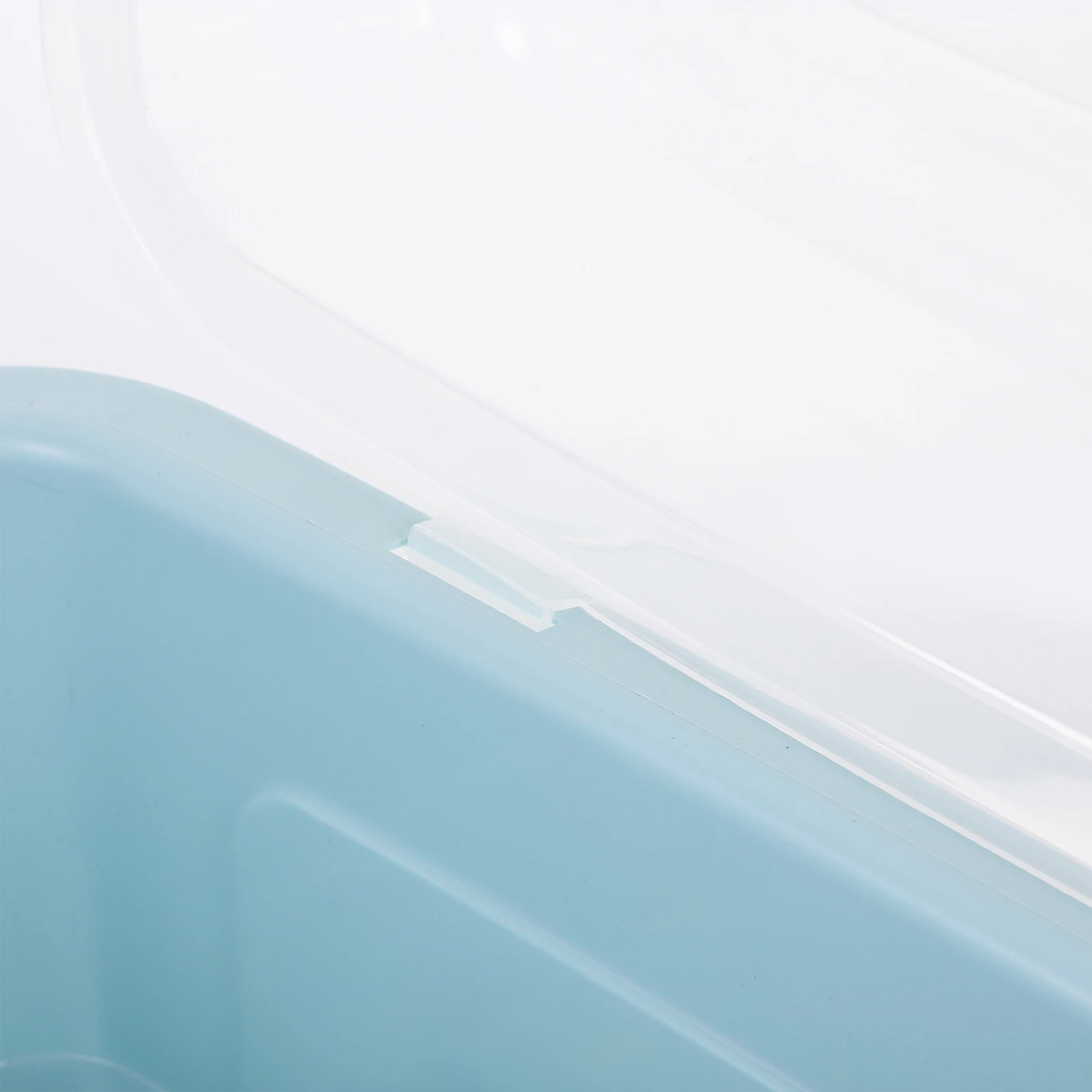 

1Pcs Bowl Drain Case with Drainage Design Strong PP Construction Transparent Lid for Easy Access Tableware Kitchen Storage