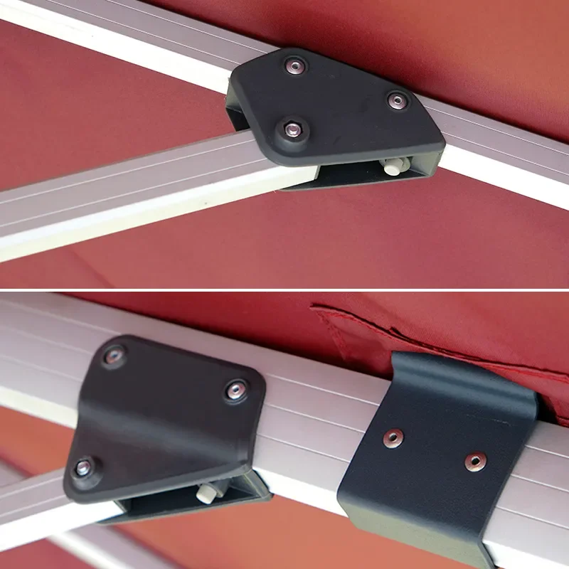 Outdoor Foldable Roman Umbrella Simple Leisure Sunshade for Beach Garden Villa Courtyard Four Corner Canopy Wholesale
