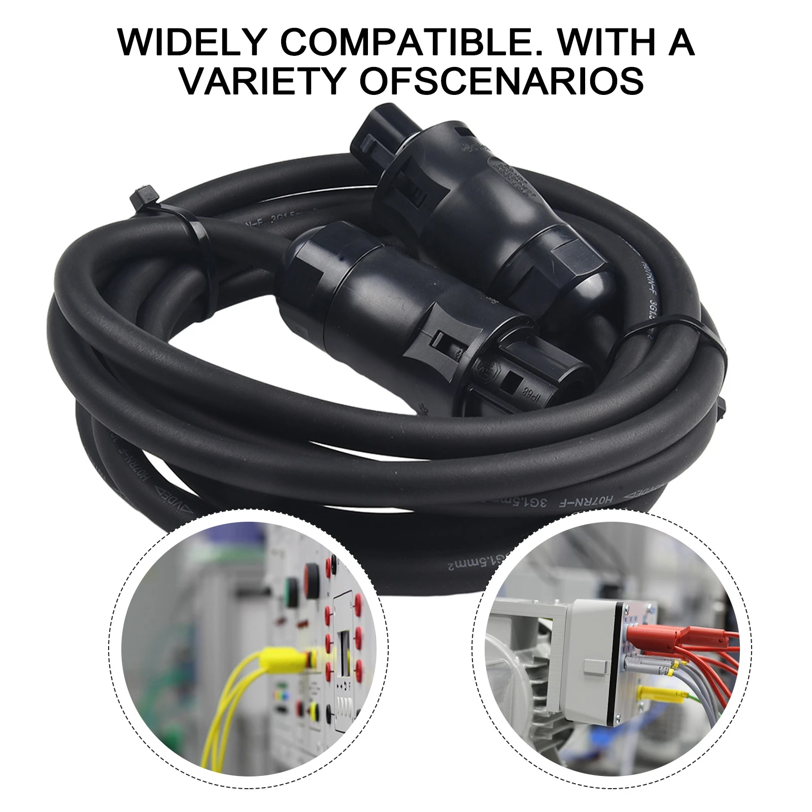 BC01 Female Socket Inverter Power Cord Balcony Solar Installation Length 3 Meter Solar Cable Oil And Abrasion Resistant