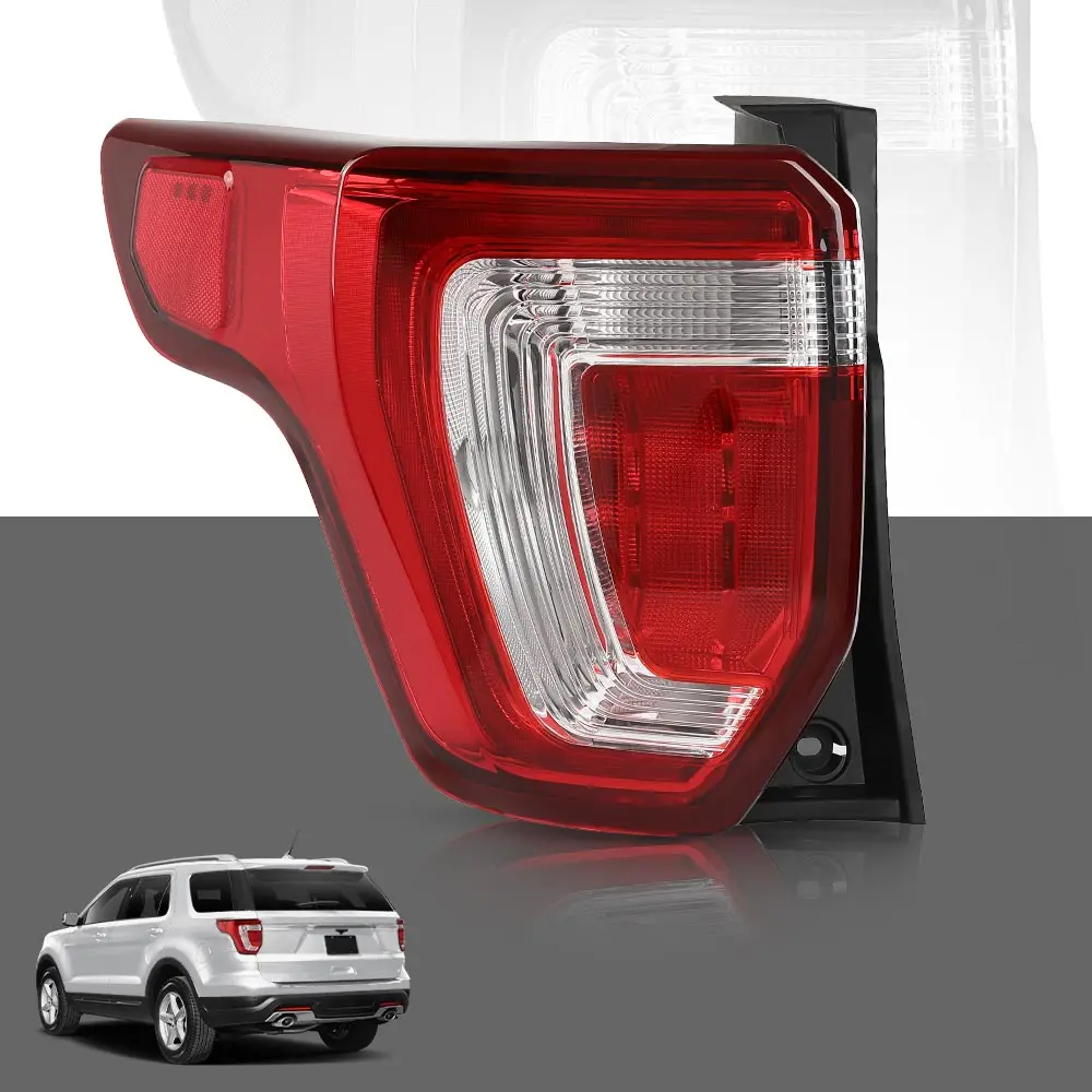 Conjunto de luz trasera Lámpara trasera izquierda compatible con Chevy Traverse 2018-2021 84618032, Gm2805130 Sin arnés de cableado y bombilla