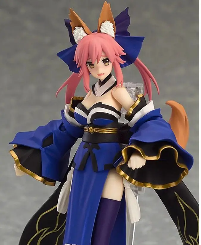 original Figma 304 Tamamo no Mae FATE FGO Caster Doll action figure model