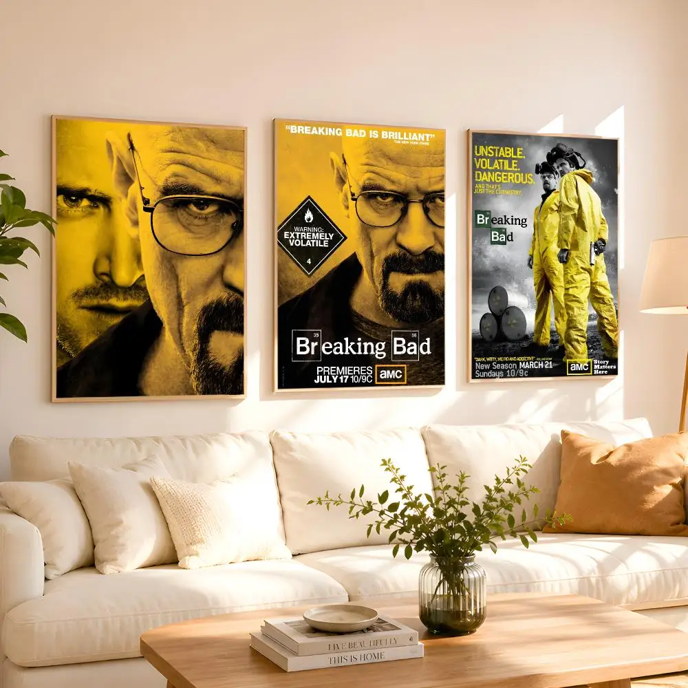 Breaking Bad TV Show Series Poster 1PC HD Matte Peel And Stick Wall Decor For Bedroom Living Room Dorm Office