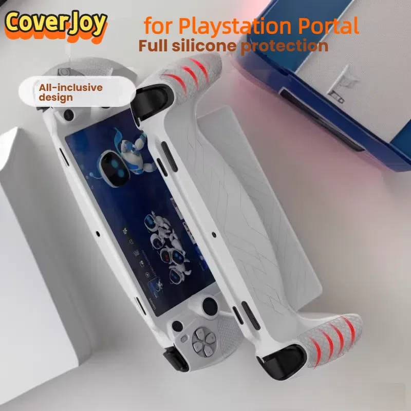 capa-de-silicone-coverjoy-para-playstation-portal-capa-protetora-completa-a-prova-de-choque-e-pele-nao-deformavel