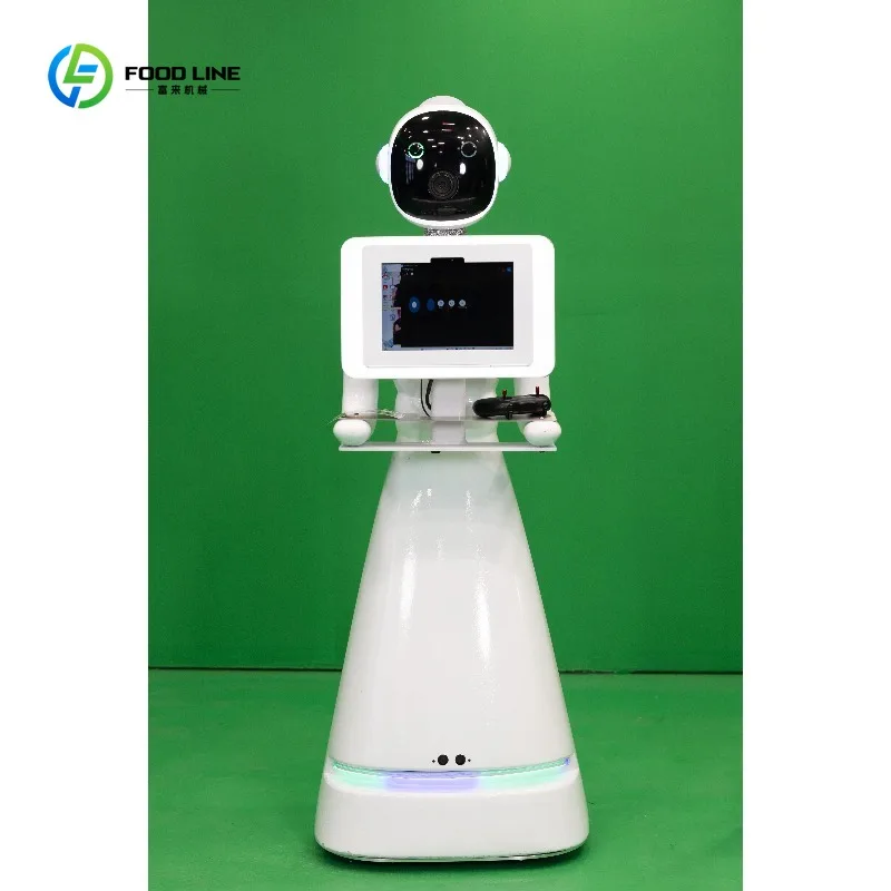All in One 360 Photo Booth Robot Automatic Rotating Selfie Machine with Instant Photo Printer IPad Stand Customized