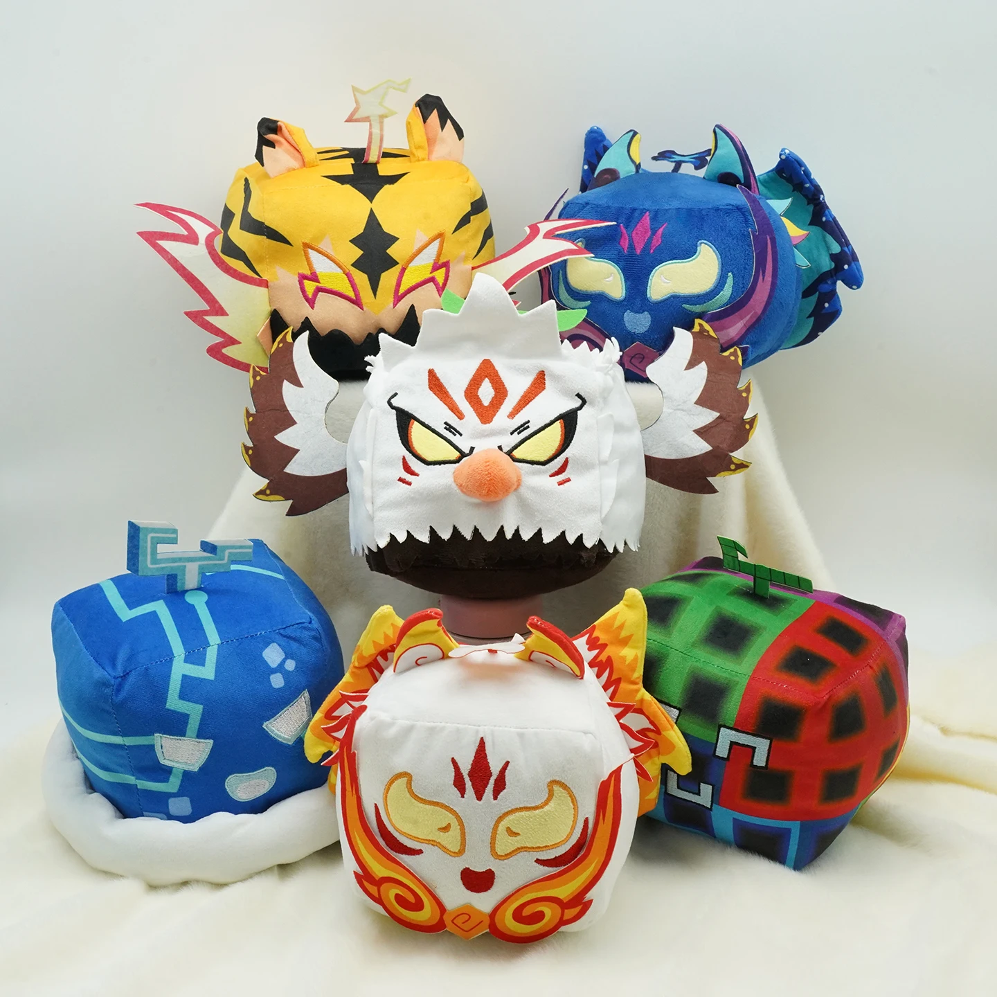 New Fruits Blox Plush Toys Anime Game Stuffed Toy Devil Fruit Horror Dolls Kids Birthday Gifts House Sofa Soft Fruit Pillow