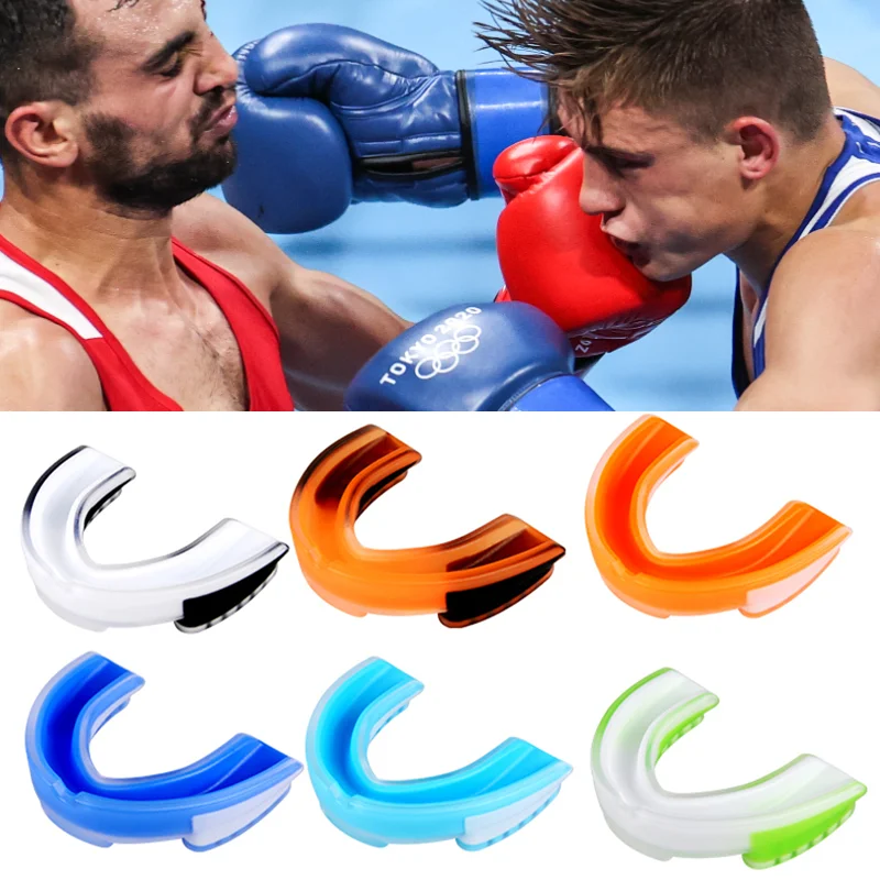 12 Styles EVA Tooth Guard Soft Firm Intense Sports Boxing Basketball Football Fighting Teeth Brace Protector Adult Mouth Guard