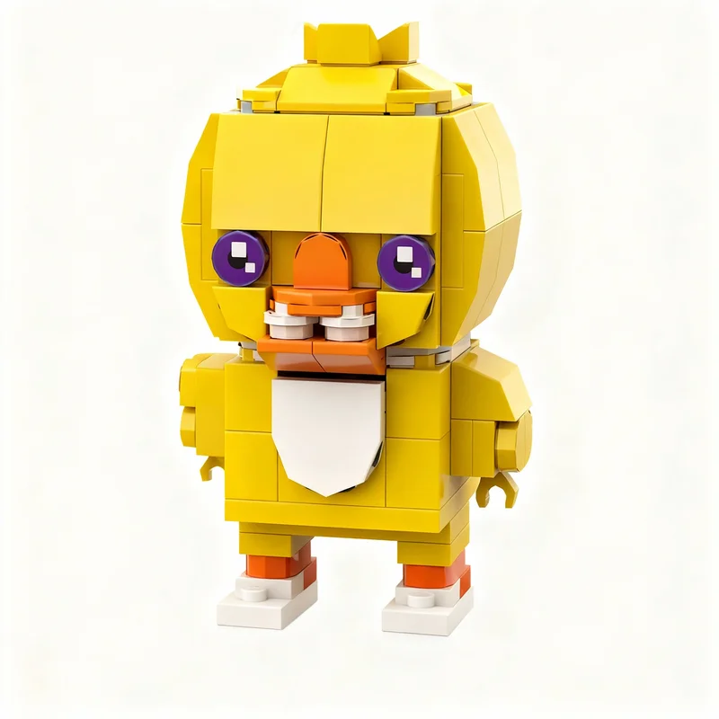 

138pcs MOC Chica FNAF 1 Brickheadz Model Building Blocks Construction Toy Christmas Gifts DIY Creative Idea Education Birthday