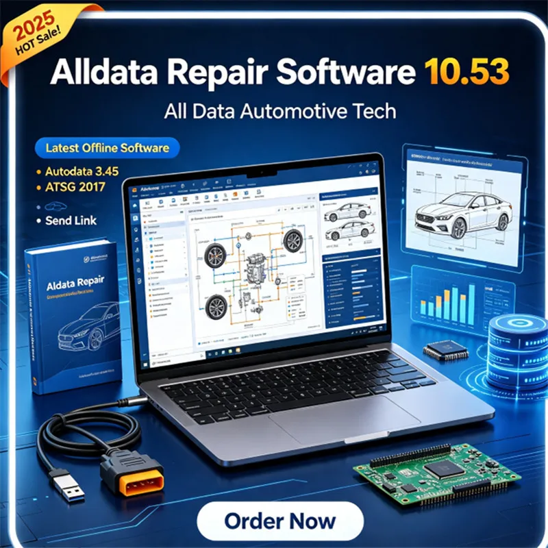 2025 HOT Sale!Alldata Repair Software 10.53 All Data Automotive Tech Latest Offline Software Autodata 3.45 atsg 2017 Send Link