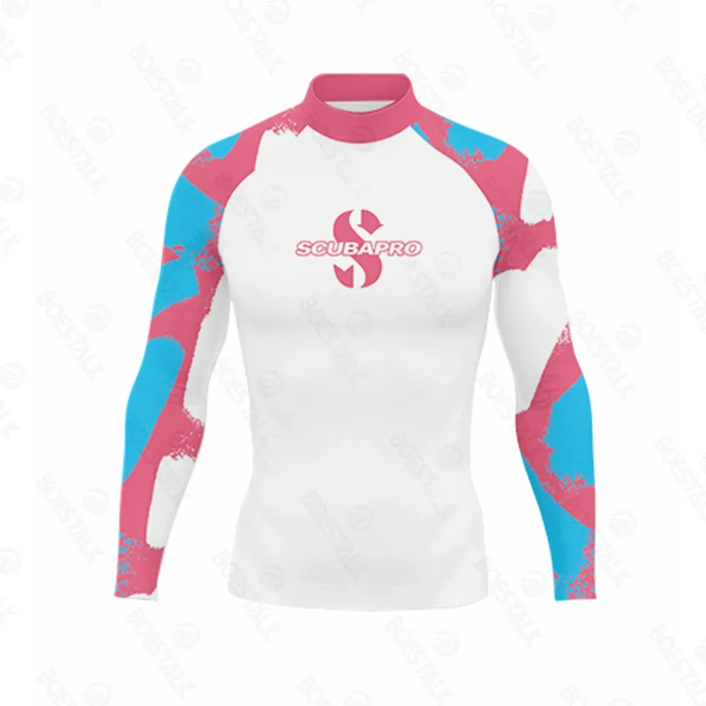 SCUBAPRO Men's UPF 50+ Swim Shirt: Relaxed Fit Long Sleeve Rash Guard - UV Protection Water Sports & Beach Top