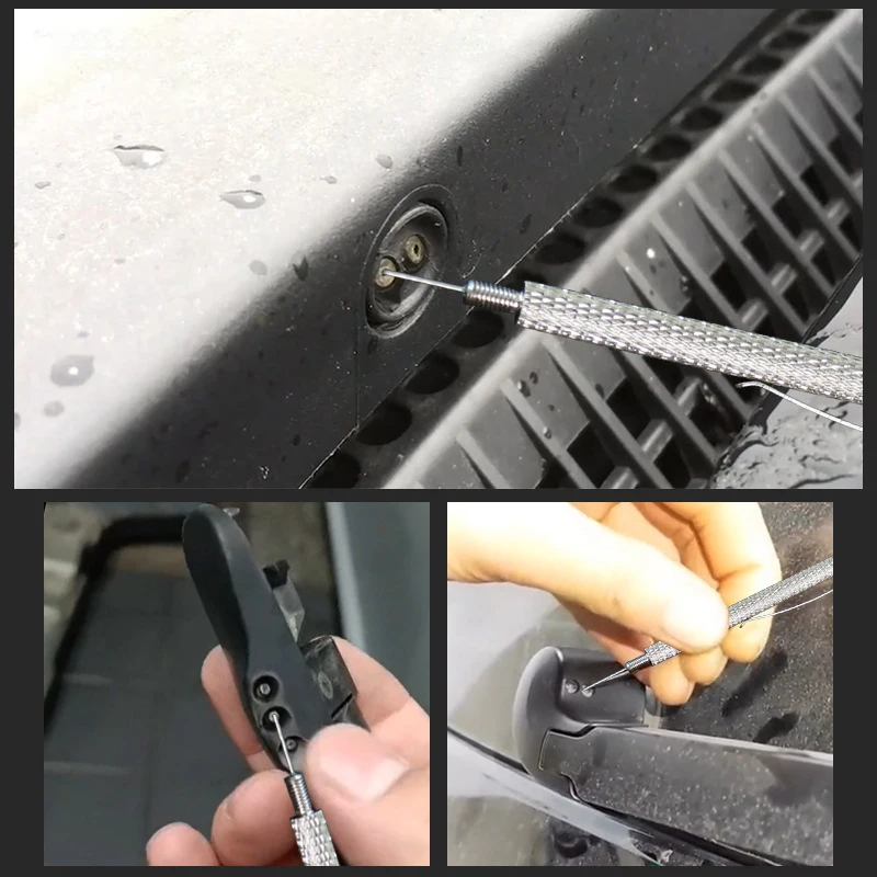 【Peace】Windshield Wiper Nozzle Adjustment Tool 2-in-1 Windscreen Windshield Washer Spray Nozzle Cleaner Needle Windshield Washer