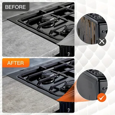 Gas Stove Card Strip Kitchen Stove Gap Cover Stainless Steel Stove Side Gap Strip Stainless Steel Stove Gap Cov Stove Gap Covers