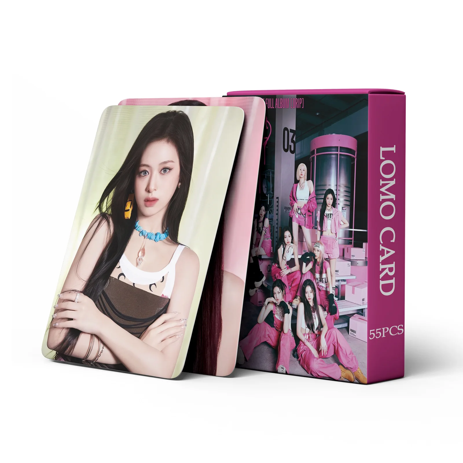 55pcs/set Kpop Idol Lomo Cards BABYMONSTER DRIP Photocards CLIK CLAK Photo Card HARAM ASA A HYEON Postcard for Fans Collection