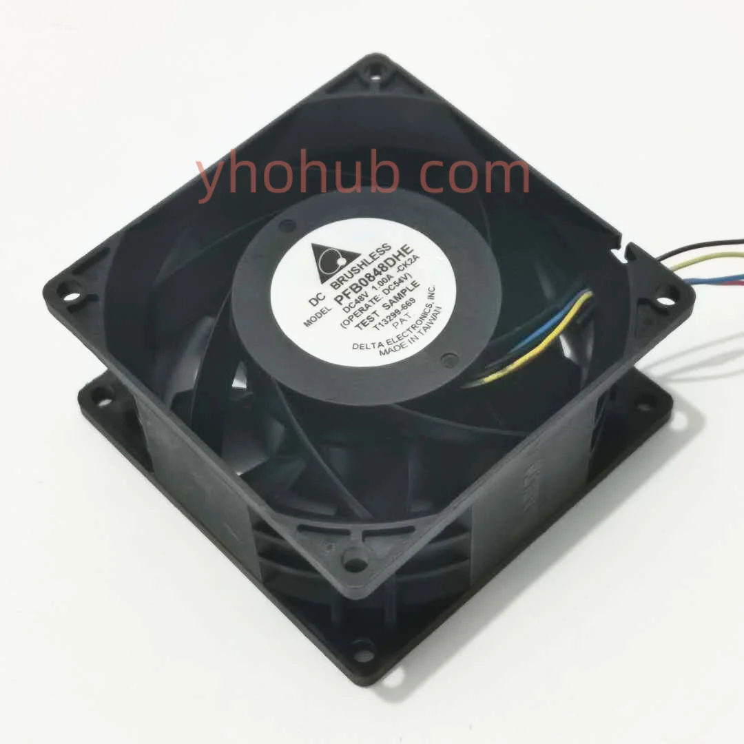 

Delta Electronics PFB0848DHE CK2A DC 48V 1.00A 80x80x38mm 4-Wire Server Cooling Fan