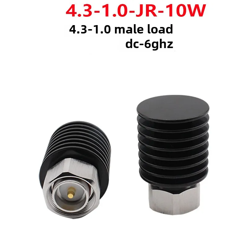 

4.3/1 male high power coaxial load 10W with heat sink 6GHZ low standing wave mini-din male