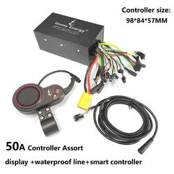 Controller motore a doppia trasmissione 48 v72v Controller Scooter elettrico 50A70A90A120A160A Display LCD acceleratore cavo impermeabile per Kugoo