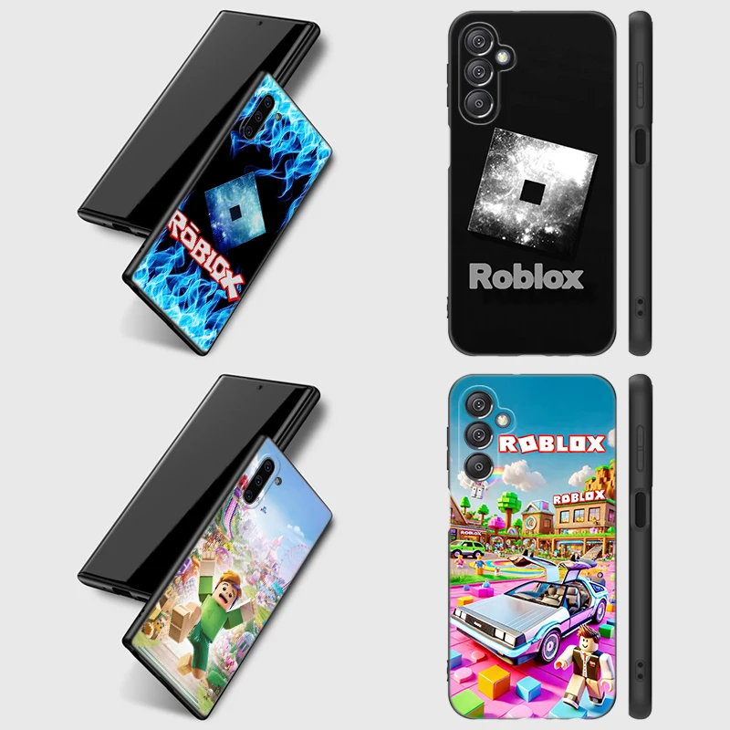 Чехол для телефона Game R_Roblox-ES для Samsung A5 A7 2017 A6 A8 Note 9 10 20 Plus 2018 M14 M16 M33 M52 M53 5G M10 M11 M12 M21 M22 M30S