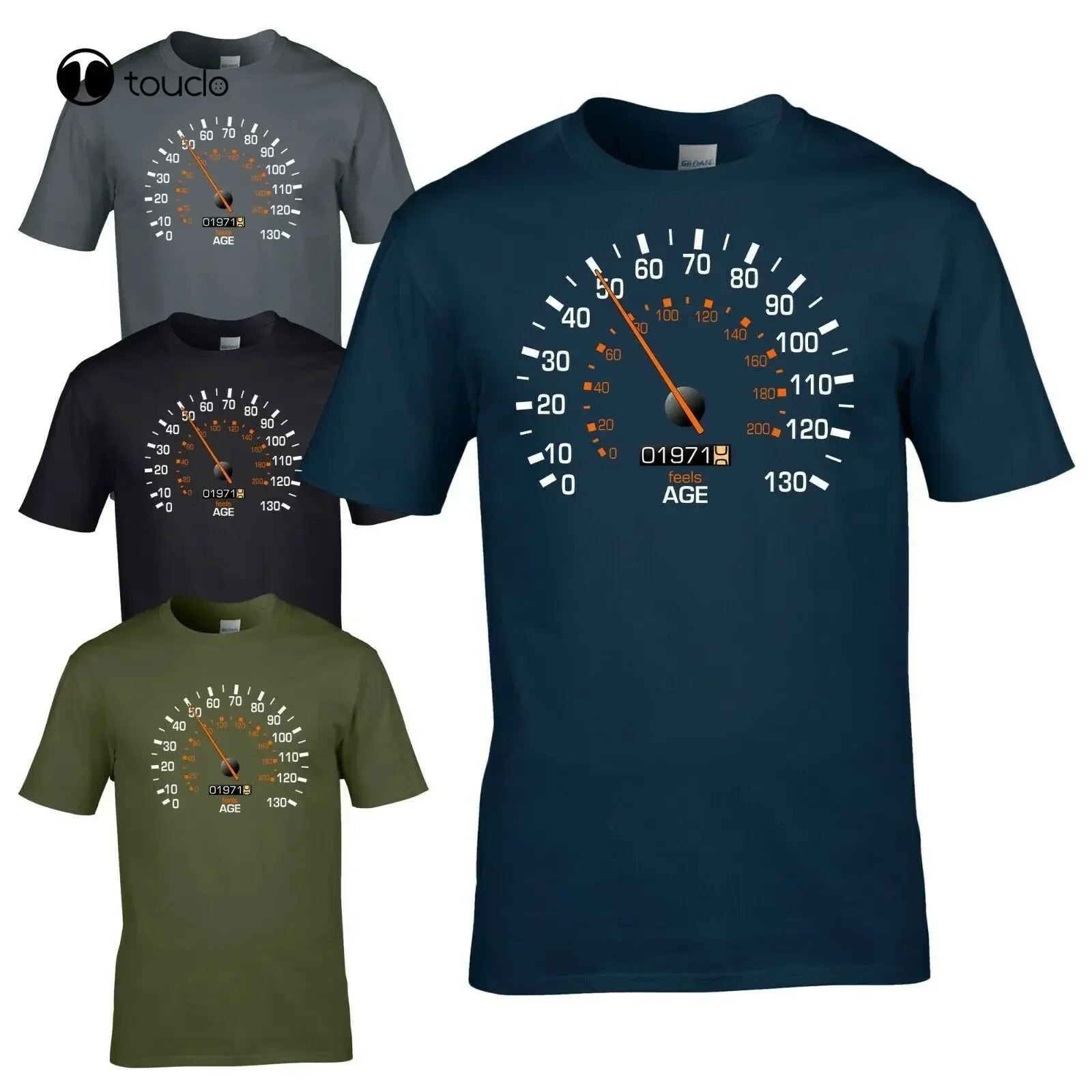 Speedometer 1971 50Th Birthday T-Shirt - Funny Feels Age Year Present Mens Gift