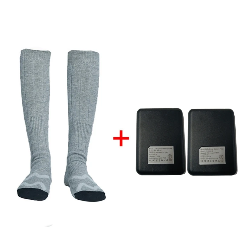 

Electric Heated Socks Winter Foot Warmers Suitable for Skiing, Cycling, Hunting