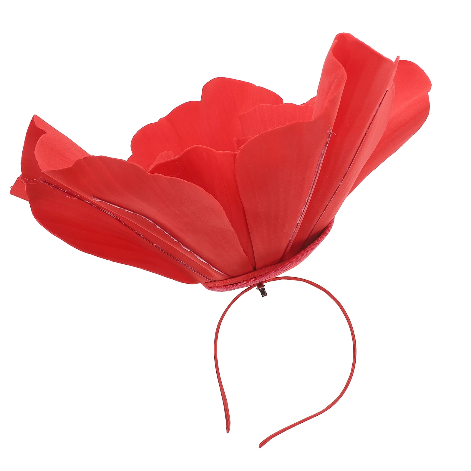 

Big Flower Headband Feminine Hat Cute Headbands for Women Hair Oversized Decoration Dressy Fascinator Cloth Statement