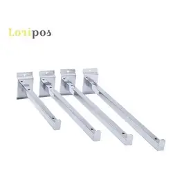5pcs Wall Slot Shelf Brackets Glass Plate Support Brackets Universal Hanger Hook Support Arm Hardware Rod Metal Rack